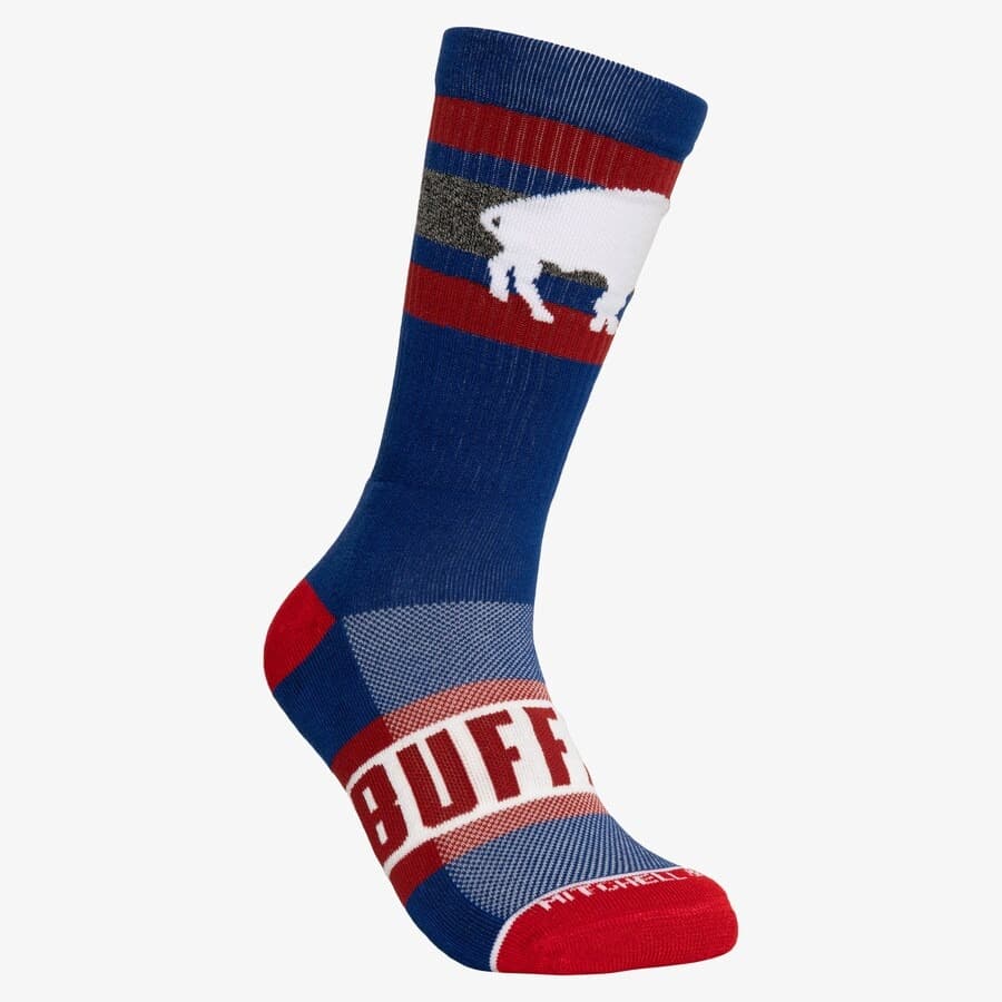 Спортивные носки Mitchell & Ness Buffalo Bills Hail Mary Crew Socks