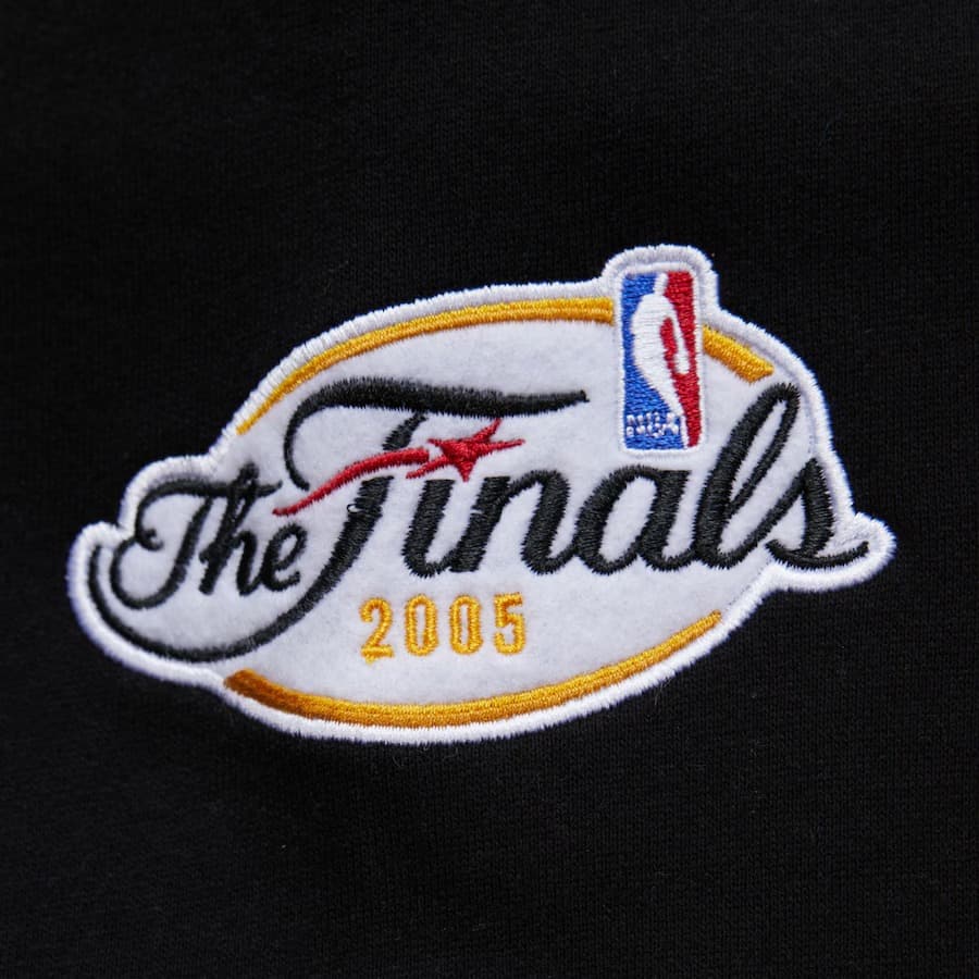 Худи Mitchell & Ness Black San Antonio Spurs Team OG 3.0 Vintage Fleece Pullover Hoodie