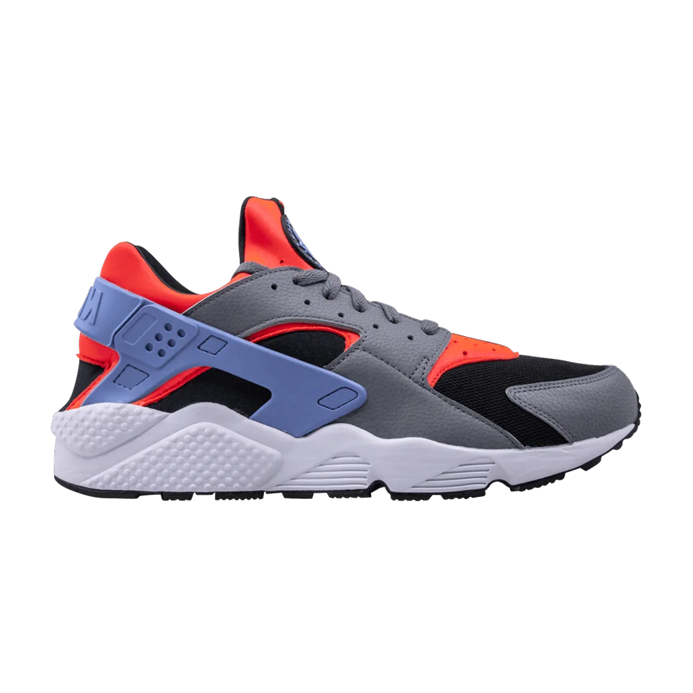 Krossovki-Nike-Air-Huarache-Cool-Grey-Bright-Crimson