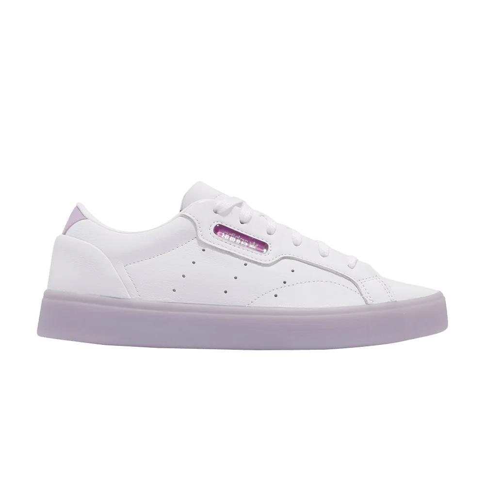 Krossovki-adidas-Wmns-Sleek-White-Bliss-Purple