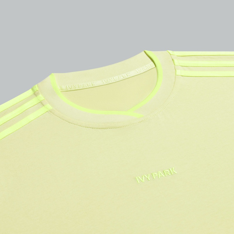 Футболка adidas Ivy Park 3-Stripes Crop Tee Yellow Tint