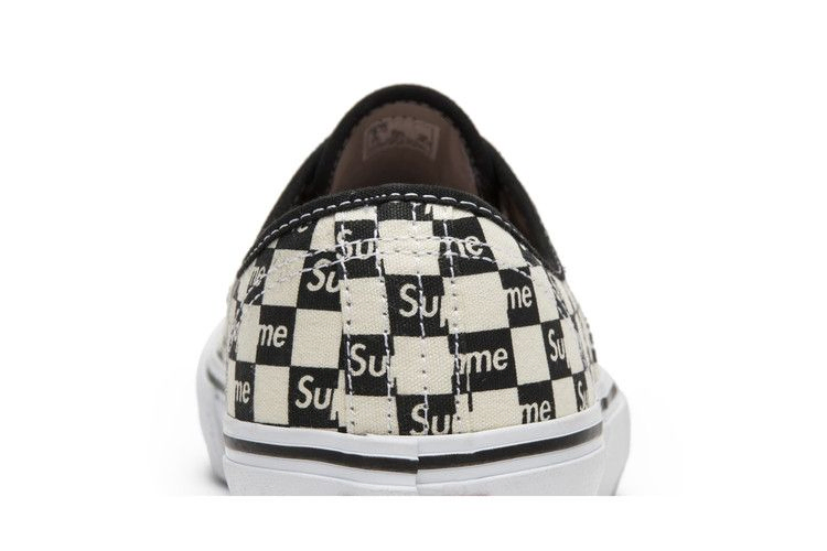 Кроссовки Vans Supreme x Authentic Pro 'Checkered Black'