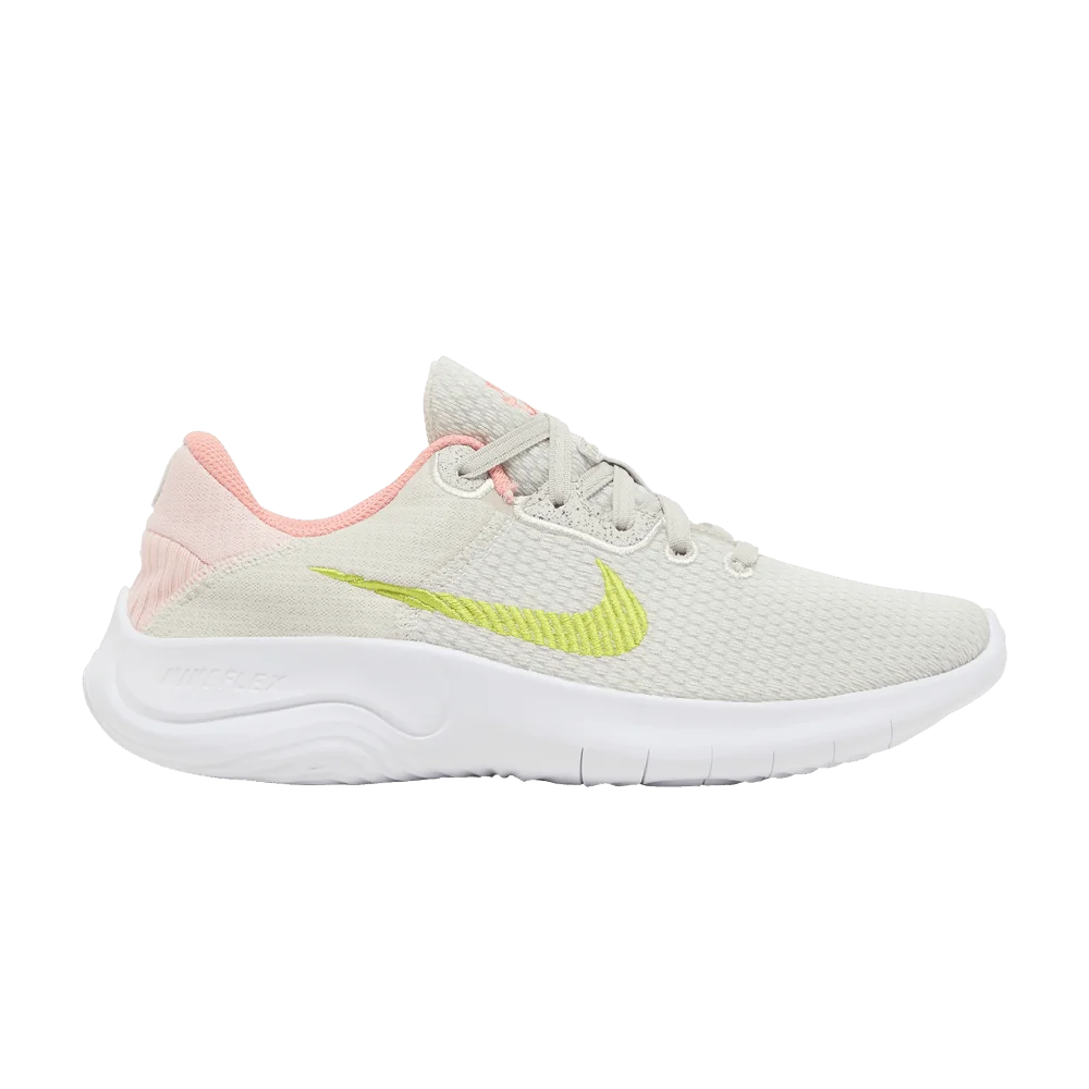 Krossovki-Nike-Wmns-Flex-Experience-Run-11-Next-Nature-Light-Bone-Atomic-Green