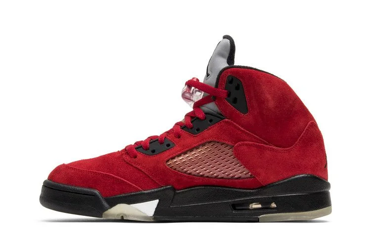 Кроссовки Air Jordan 5 Retro 'Raging Bull Red Suede'