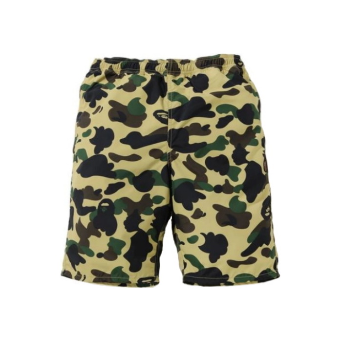 Спортивные шорты BAPE 1st Camo Beach Shorts (SS20) Yellow
