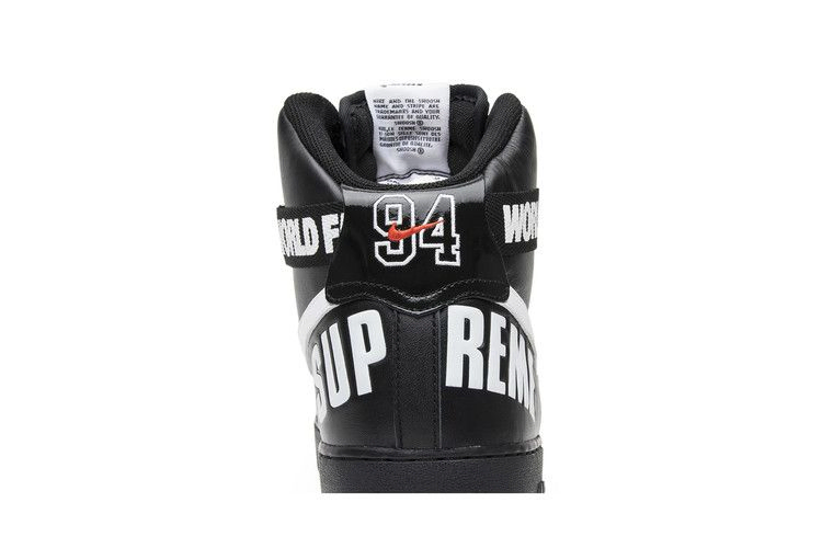 Кроссовки Nike Supreme x Air Force 1 High SP 'Black'