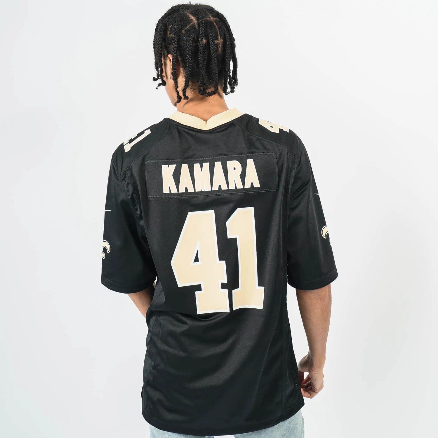 Футболка Nike Alvin Kamara New Orleans Saints Home NFL Game Jersey