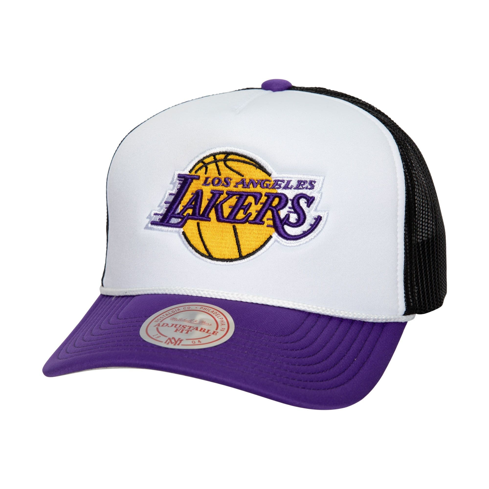 Бейсболка Mitchell & Ness Blocker Trucker Los Angeles Lakers Hat
