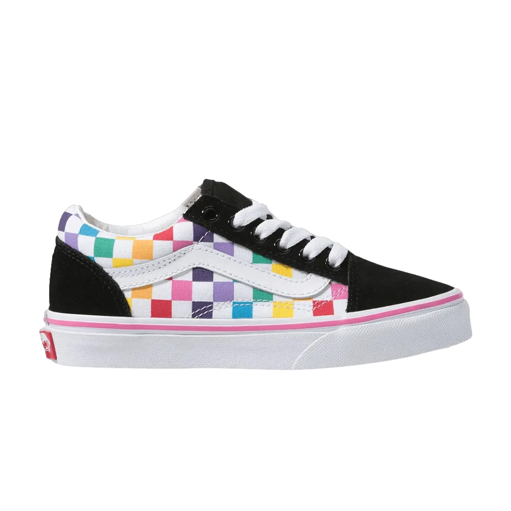 Krossovki-Vans-Old-Skool-Little-Kids-Rainbow-Checkerboard