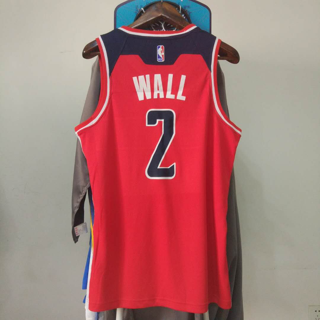 Баскетбольная джерси 2017-18 John Wall Washington Wizards #2 Icon Red