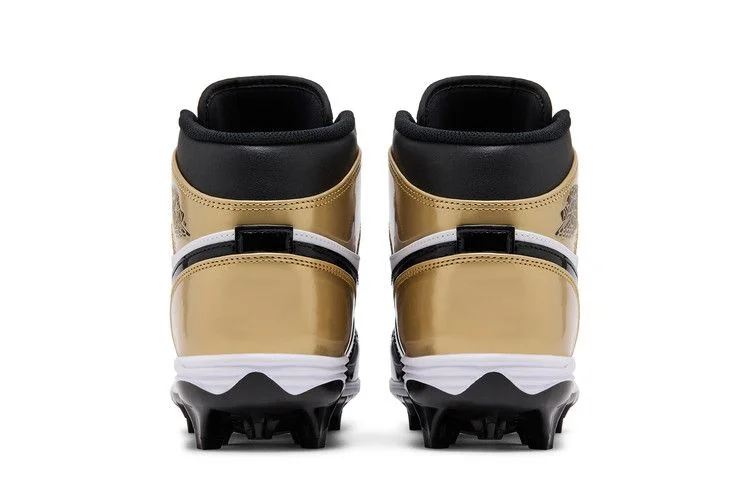 Кроссовки Air Jordan 1 Mid TD Cleat 'Gold Toe'