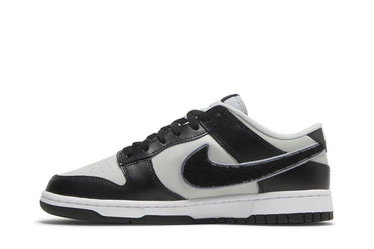 Кроссовки Nike Dunk Low 'Chenille Swoosh - Black Grey Fog'