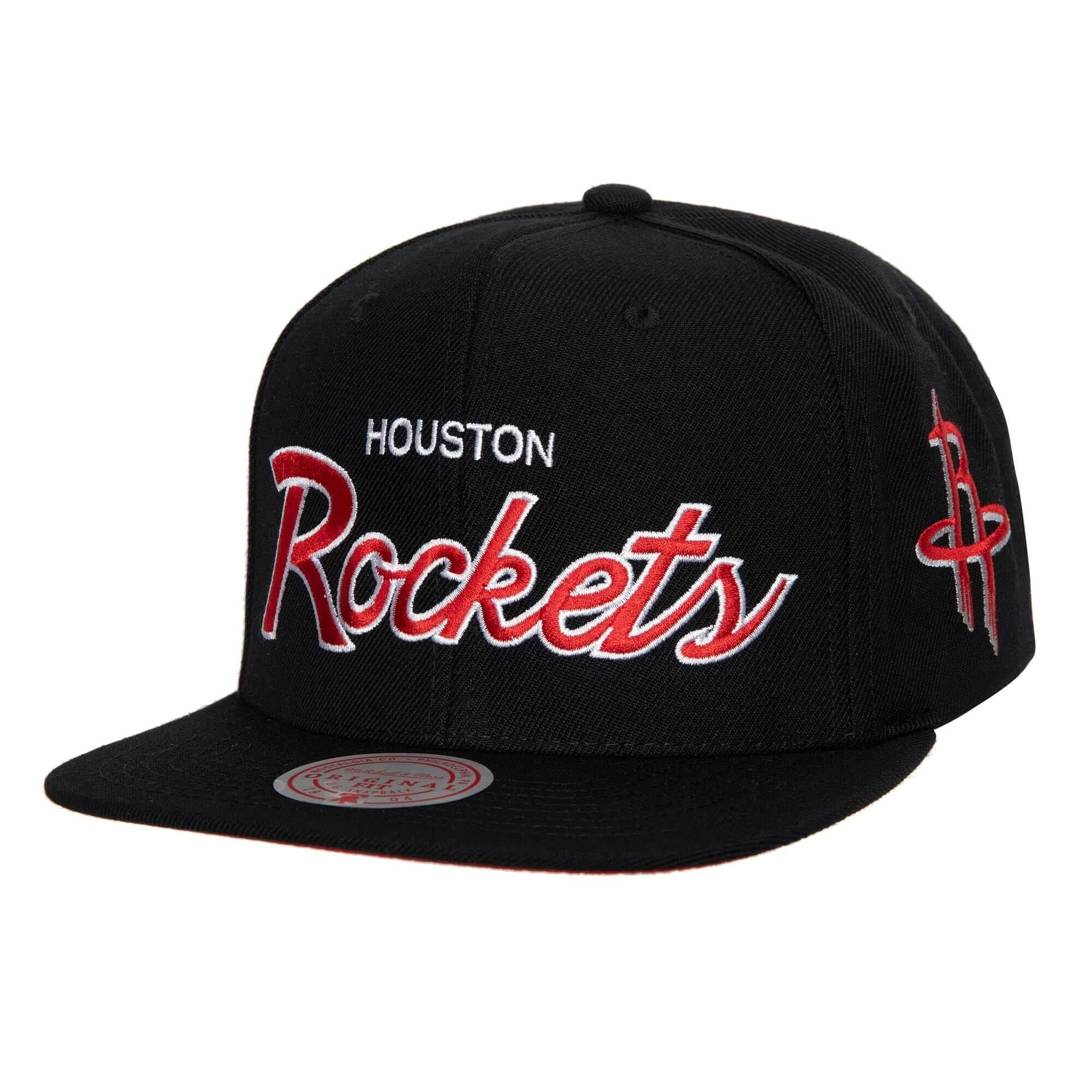 Mitchell-Ness-Team-Script-2.0-Snapback-Houston-Rockets-Hat
