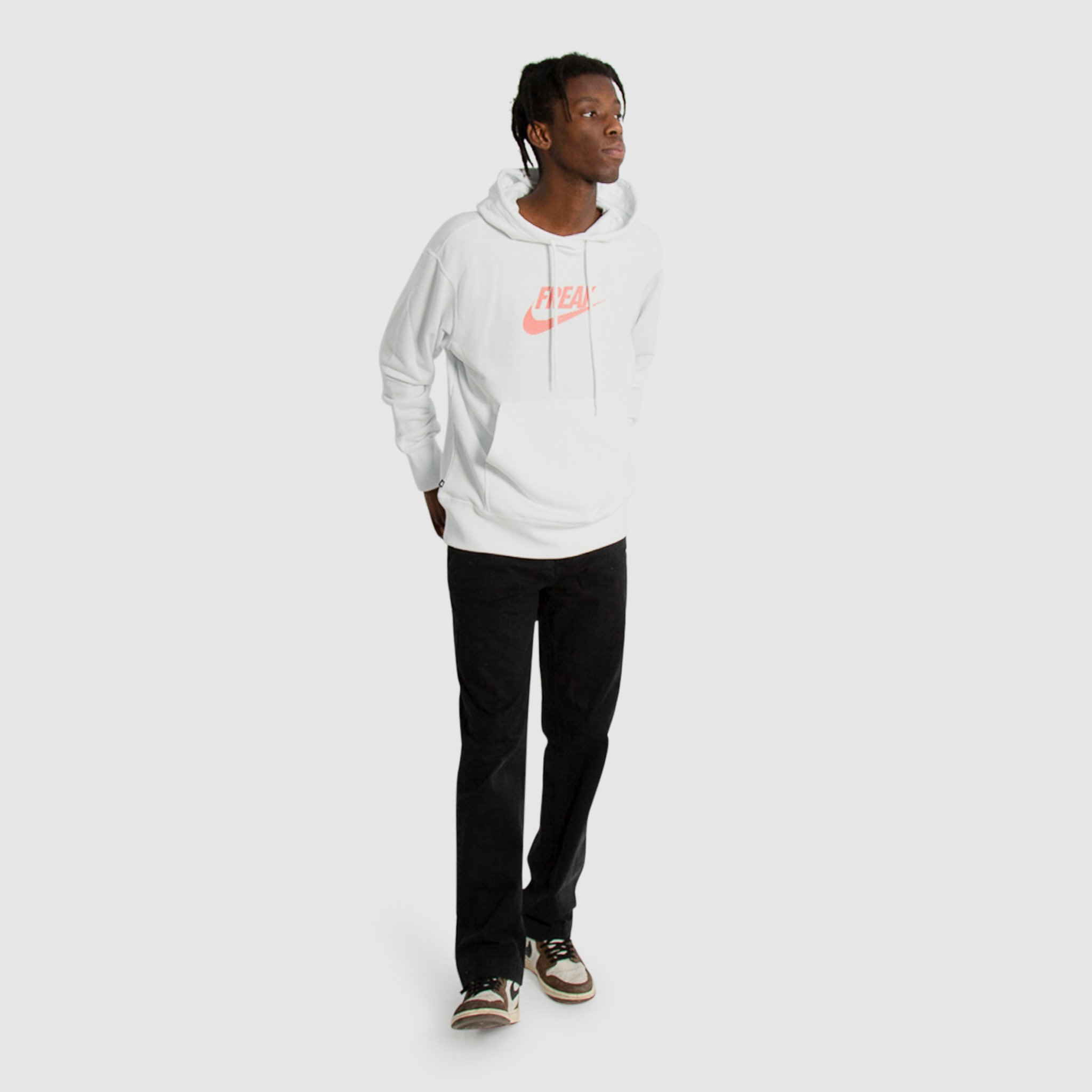 Худи Nike Giannis Antetokounmpo Freak Logo Hoodie White