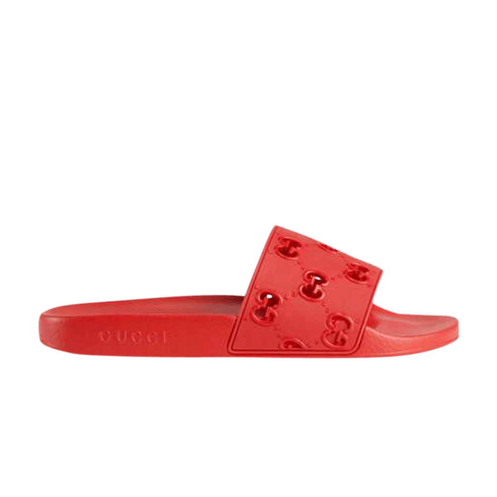 Кроссовки Gucci Rubber Slide 'Red'