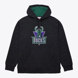 Mitchell-Ness-Black-Milwaukee-Bucks-Snow-Washed-Fleece-Pullover-Hoodie-300x300