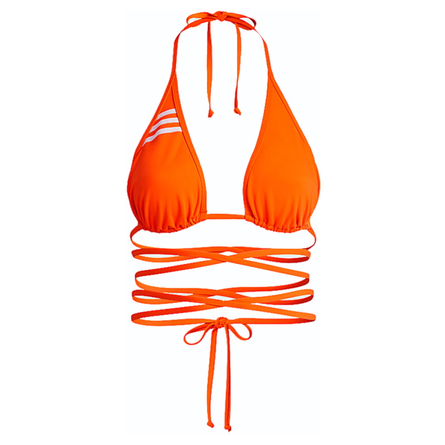 Спортивный купальник adidas Ivy Park Wrap Bikini Top (Plus Size) Solar Orange