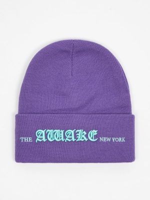 Awake-Old-English-Logo-Beanie-Violet-300x400