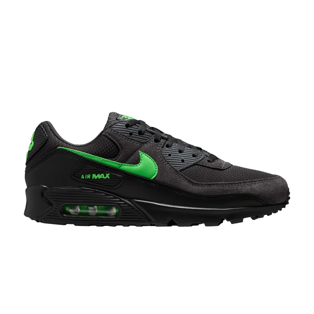 Krossovki-Nike-Air-Max-90-Black-Green-Strike