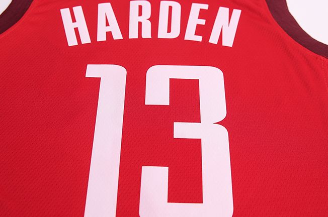 Баскетбольная джерси 2018-19 James Harden Rockets #13 Earned Red