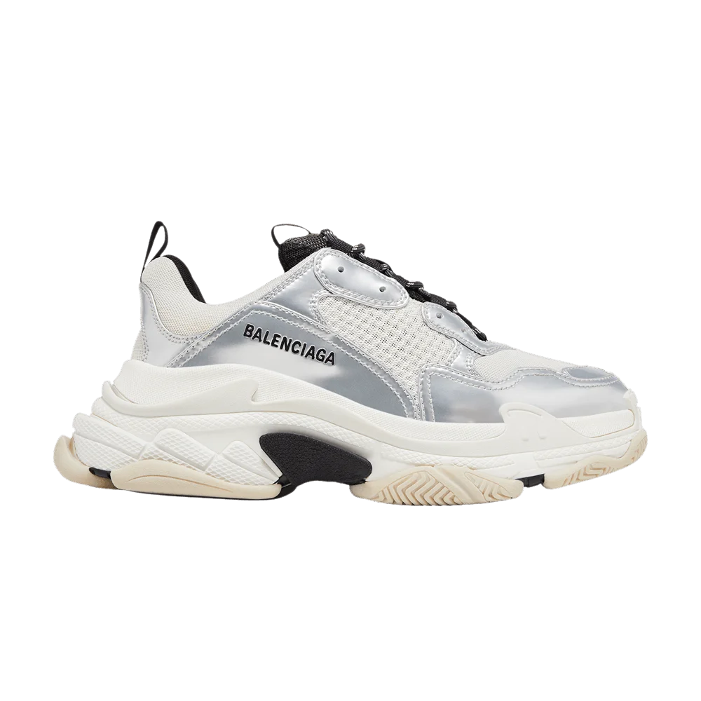 Krossovki-Balenciaga-Triple-S-Sneaker-Black-White-Silver