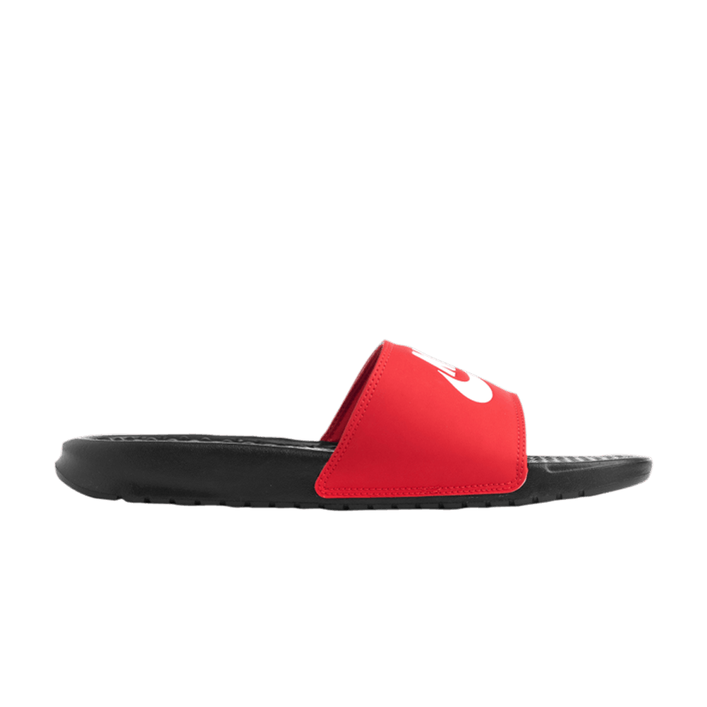 Nike Benassi JDI Slide 'Black University Red'