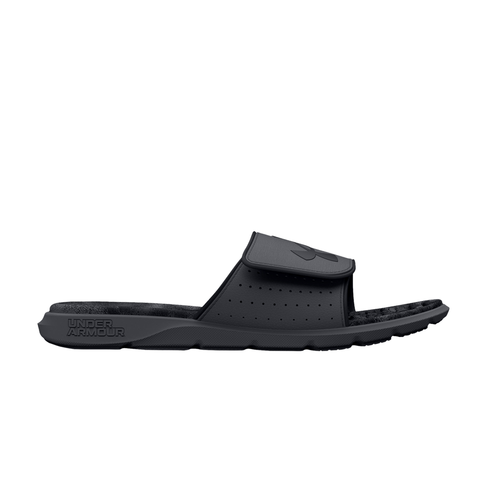 Кроссовки Under Armour Ignite 7 Graphic Strap Slide 'Pitch Grey Black'
