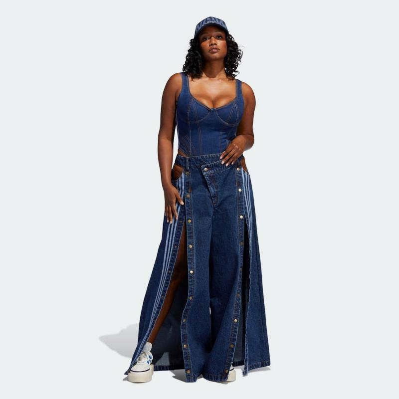 Боди adidas Ivy Park Denim Bodysuit Dark Denim