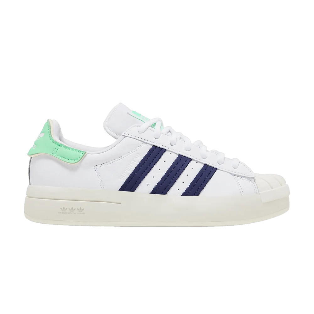 Krossovki-adidas-Wmns-Superstar-Ayoon-White-Green