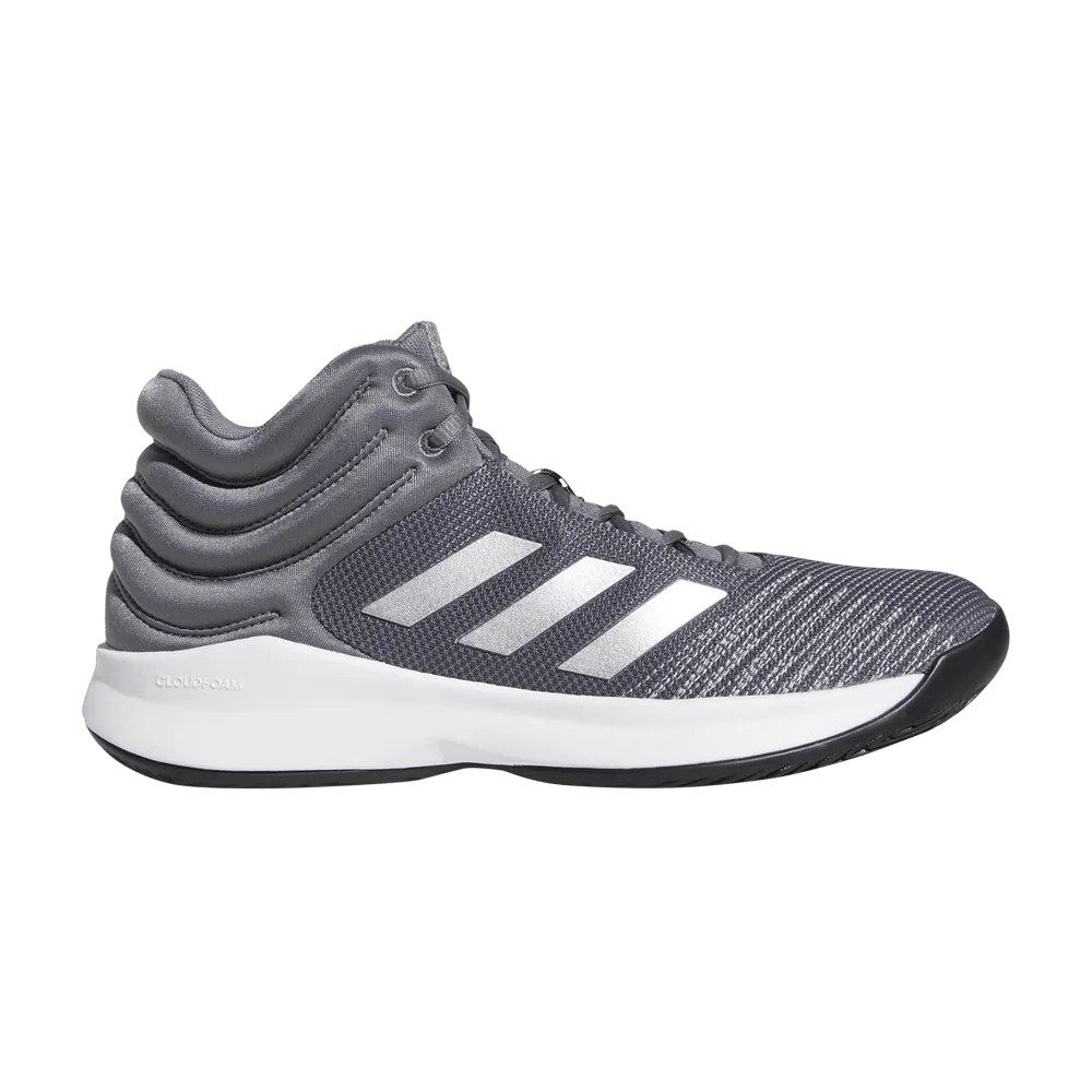 Кроссовки Adidas Pro Spark 2018 'Grey Silver Metallic'