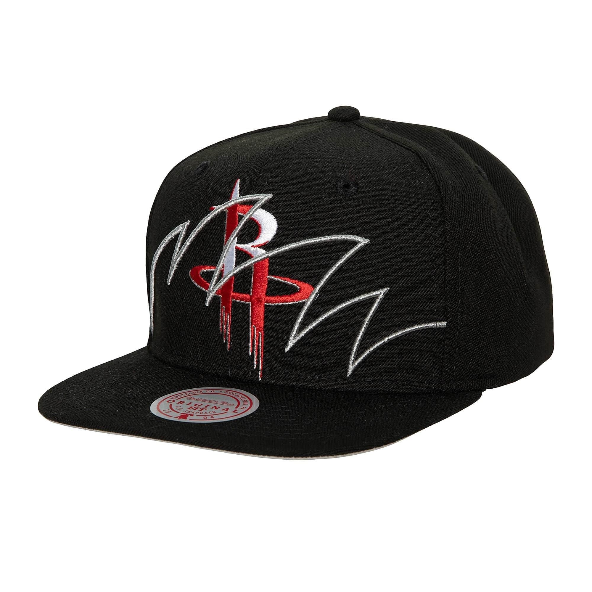 Mitchell-Ness-Shark-Bite-Snapback-Houston-Rockets-Hat