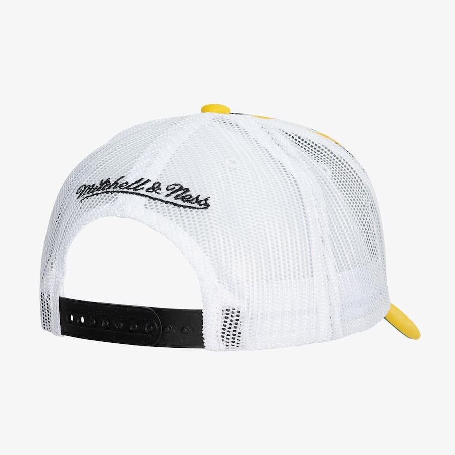 Бейсболка Mitchell & Ness Black Gold Pittsburgh Steelers Retro Trucker Adjustable Hat