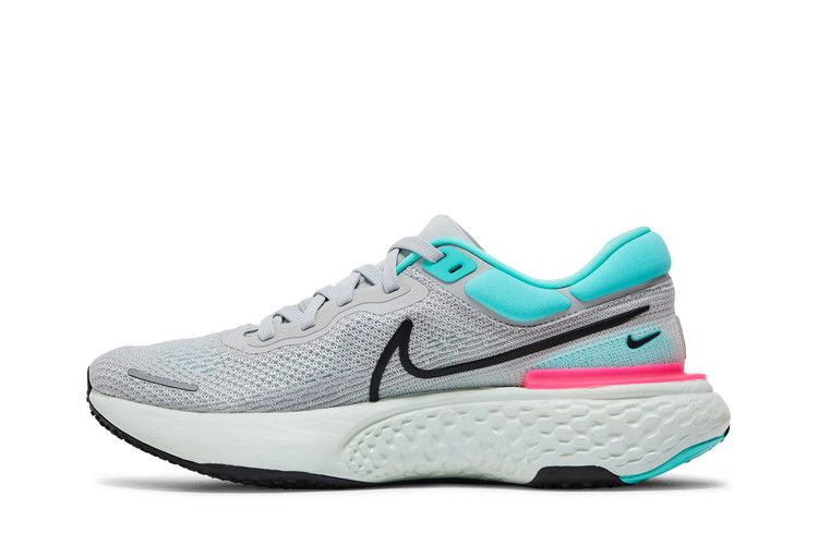 Кроссовки Nike ZoomX Invincible Run Flyknit 'Grey Fog Dynamic Turquoise'