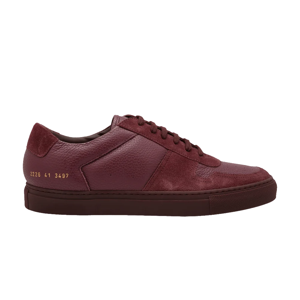 Krossovki-Common-Projects-Bball-Low-Premium-Bordeaux