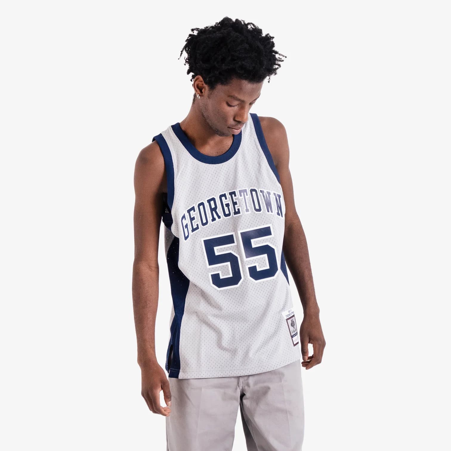 Баскетбольная джерси Mitchell & Ness Dikembe Mutombo Georgetown Hoyas College NCAA Swingman Jersey
