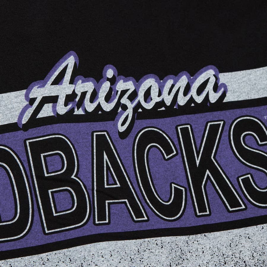 Футболка Mitchell & Ness Black Arizona Diamondbacks Oversized Vintage T-Shirt