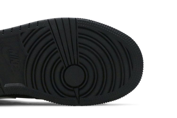 Кроссовки Air Jordan 1 Mid SE GS 'Black Glitter'