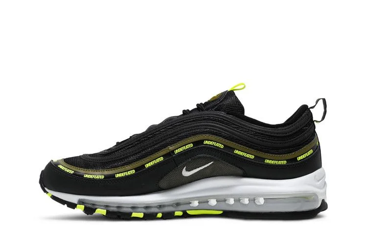 Кроссовки Undefeated x Nike Air Max 97 'Black Volt'