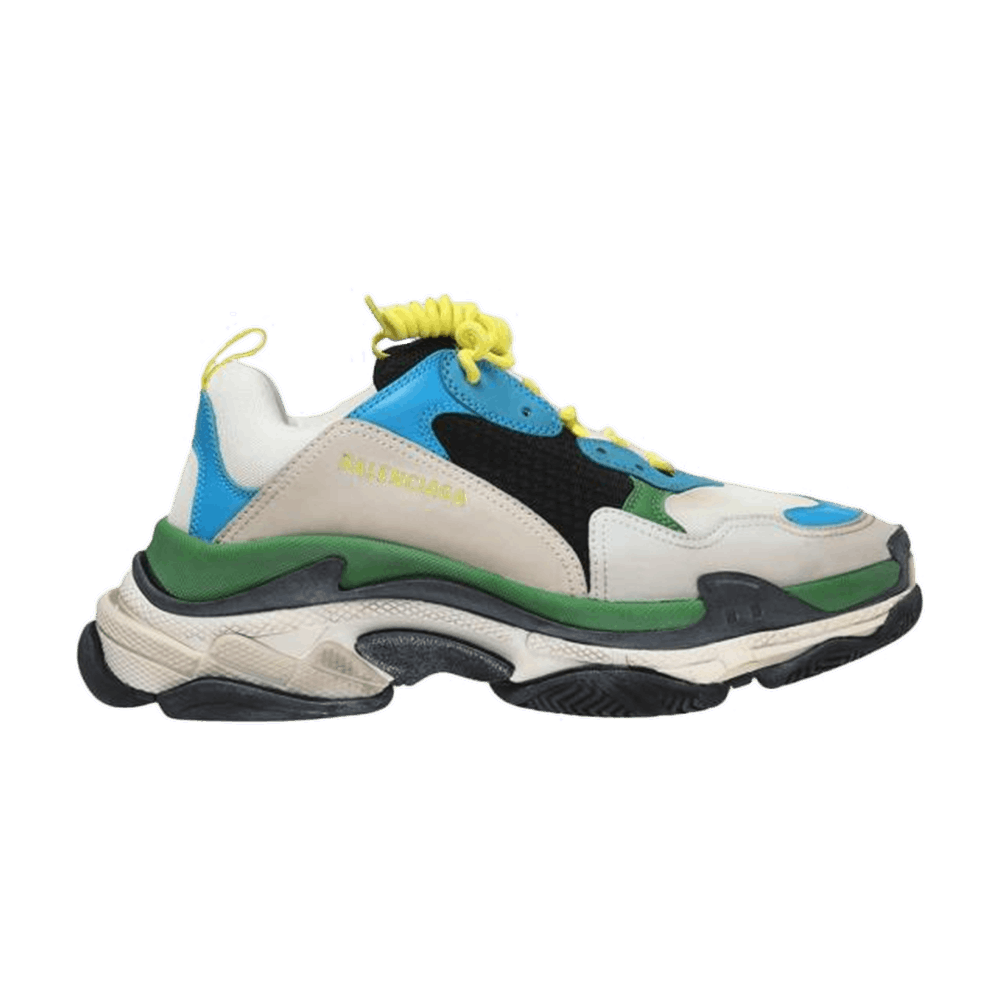Кроссовки Balenciaga Triple S Sneaker 'Light Grey Blue Green'