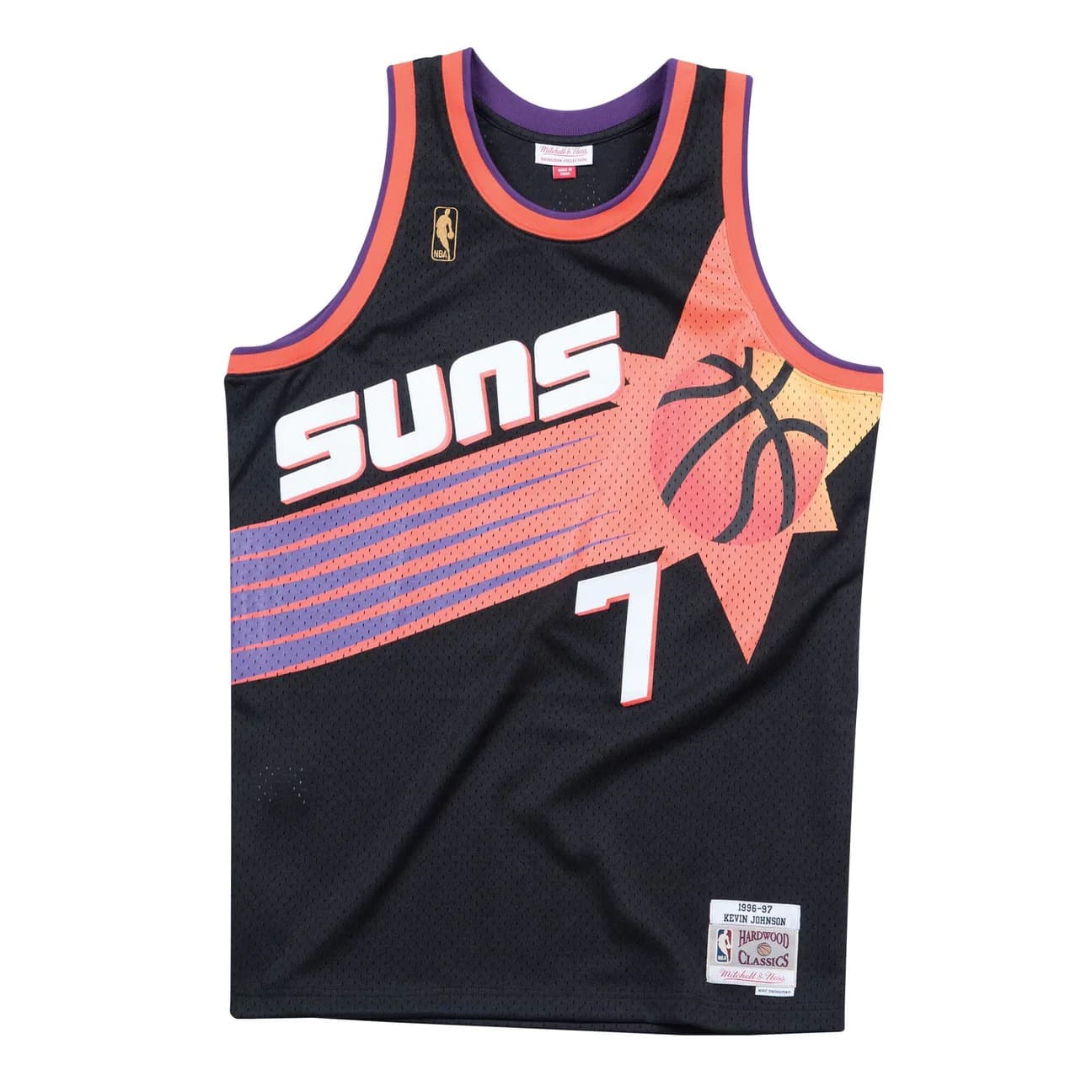 1996-97-Phoenix-Suns-Kevin-Johnson-7-Swingman-Hardwood-Classics-Black-Jersey-5