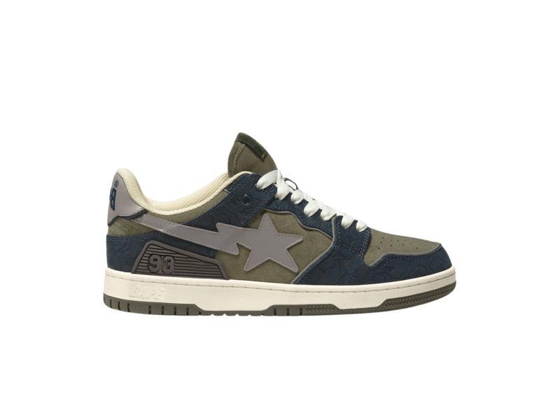 Кроссовки BAPE Sk8 Sta 'Army Green Dark Blue'