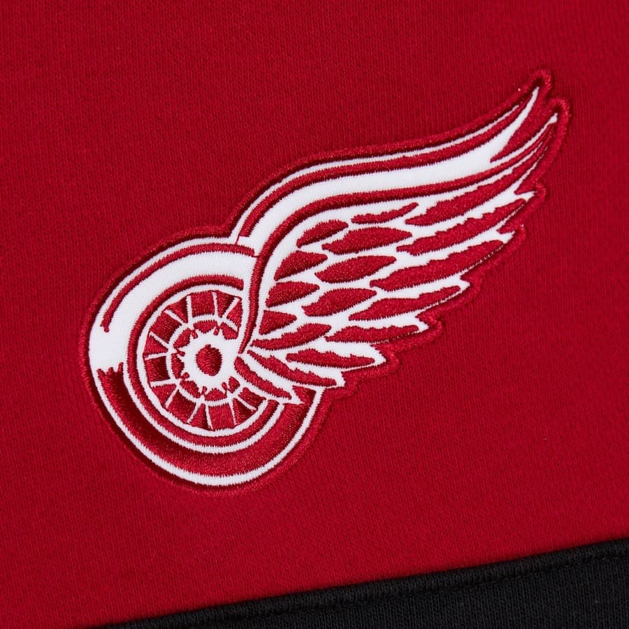 Худи Mitchell & Ness Red Detroit Red Wings Head Coach Fleece Pullover Hoodie