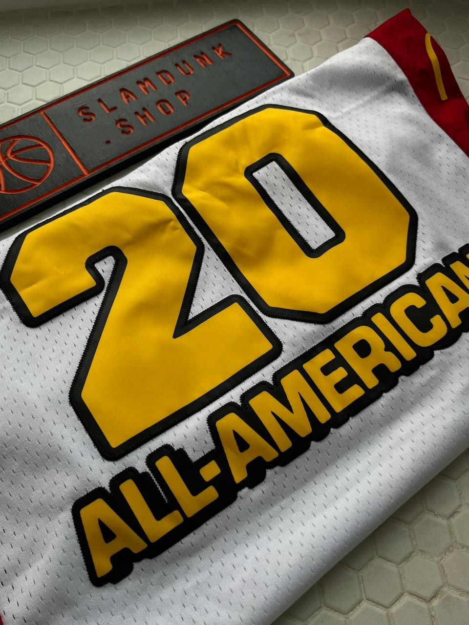 Баскетбольная джерси Travis Scott x McDonald’s Cactus Jack All American Jersey White