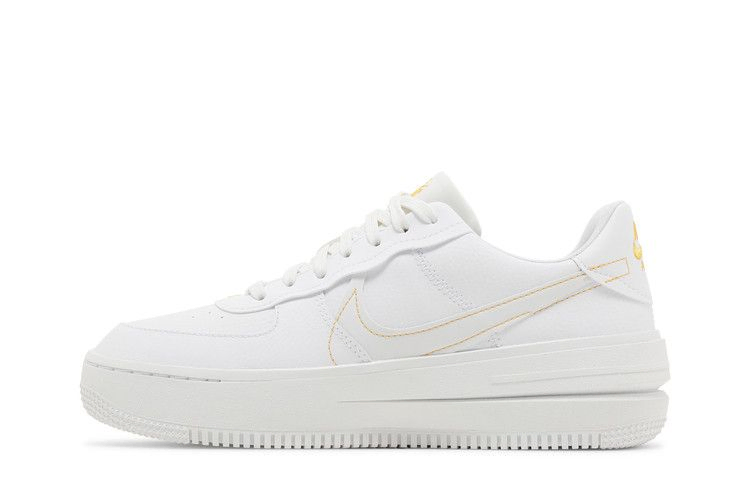 Кроссовки Nike Wmns Air Force 1 PLT.AF.ORM 'White Yellow Ochre'