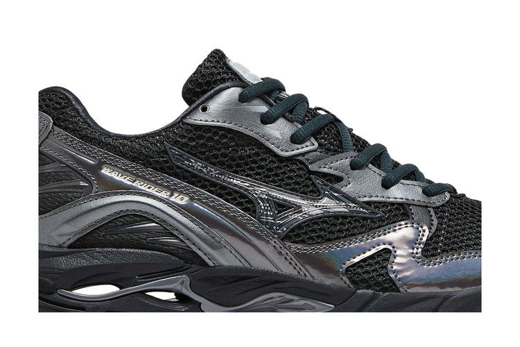 Кроссовки Mizuno Wave Rider 10 'Black Sand Metallic Grey'