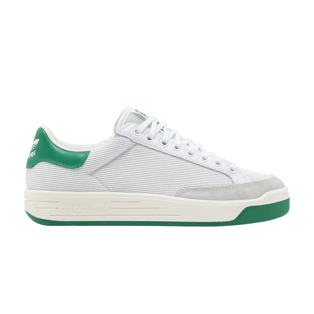 Krossovki-Adidas-Rod-Laver-White-Green