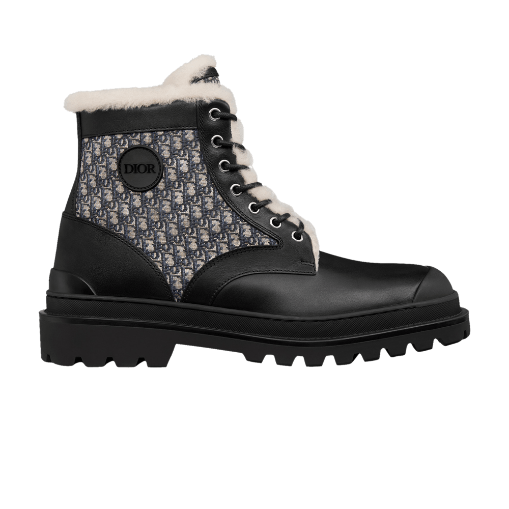Кроссовки Dior Explorer Ankle Boot 'Dior Oblique - Black Beige'