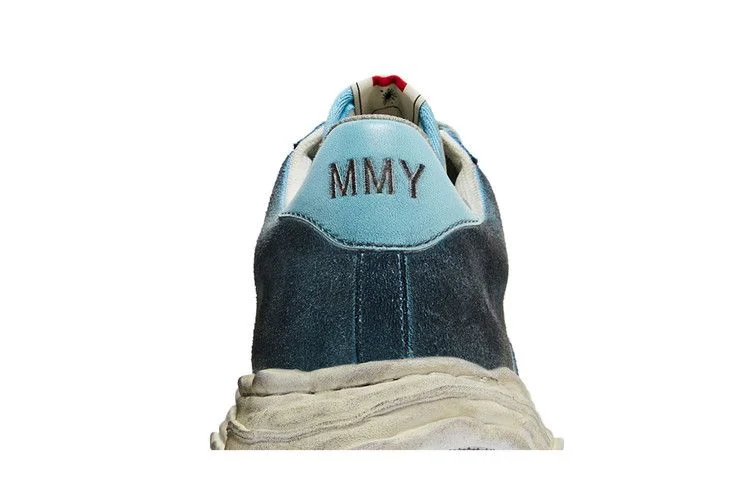 Кроссовки Maison Mihara Yasuhiro Wayne OG Sole Distressed Leather Low 'Blue White'