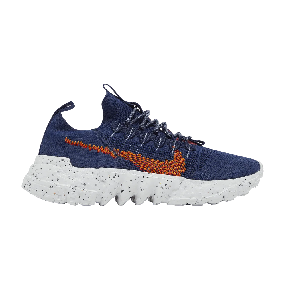 Кроссовки Nike Space Hippie 01 'Midnight Navy Magma Orange'