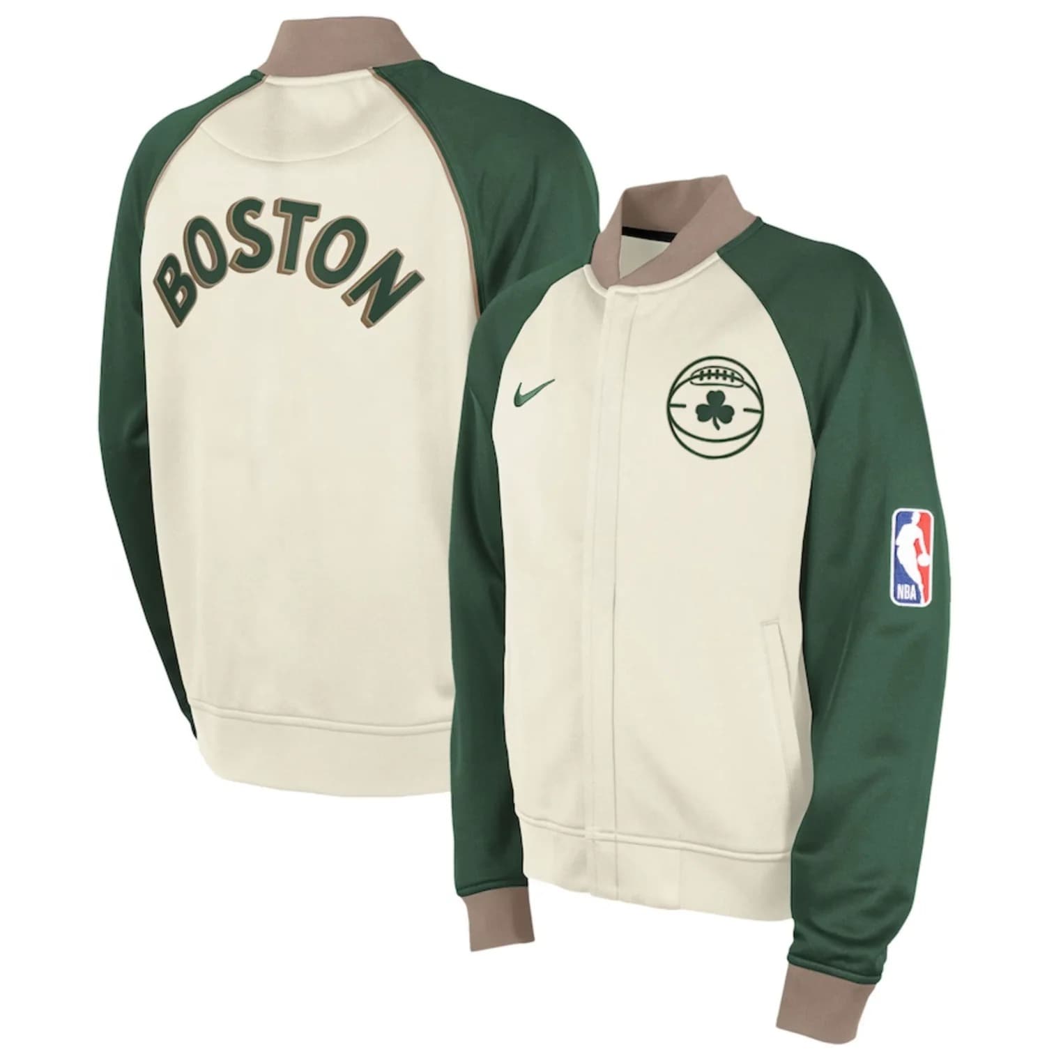 Спортивная куртка Nike Boston Celtics City Edition On Court Showtime Full Zip Youth Jacket
